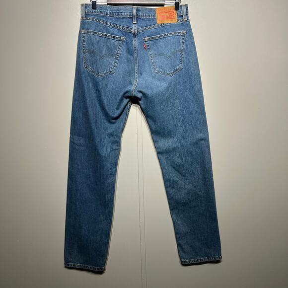 Levi's 505 Straight Leg Blue Denim Jeans | Men's Size 34x34 - Picture 2 of 8